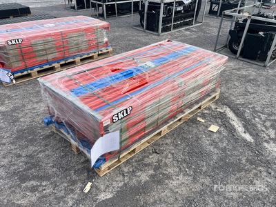 2025 SKLP SK-HJ6 2 ft x 40 ft Metal Rayonnage à palettes (Unused)