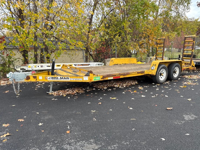2017 Bri-Mar EH18-10-S 18 ft T/A Equipment Trailer