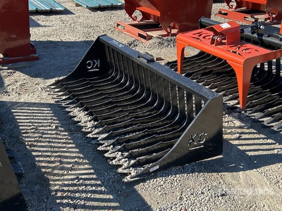 2025 Kit Containers QT-SG-S76-V3 76 in Skeleton Skid Steer Bucket