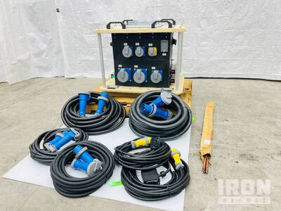 LEX 100KW 350 AMP Power Distribution Spider Box w/ Power Cords