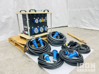 LEX 100KW 350 AMP Power Distribution Spider Box w/ Power Cords