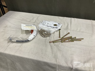 (1) Hose Assembly, (49) Bolts, (31) Pin-Rivets & Assorted Items