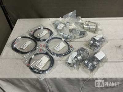 (4) Adapters, (310) Clamp Liners, (24) Hoses & Assorted Items