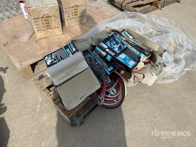 Quantity of (4) Grip 2 Gauge 25 Ft Heavy Duty Booster Cables Varios, tienda, almacen, consumidor