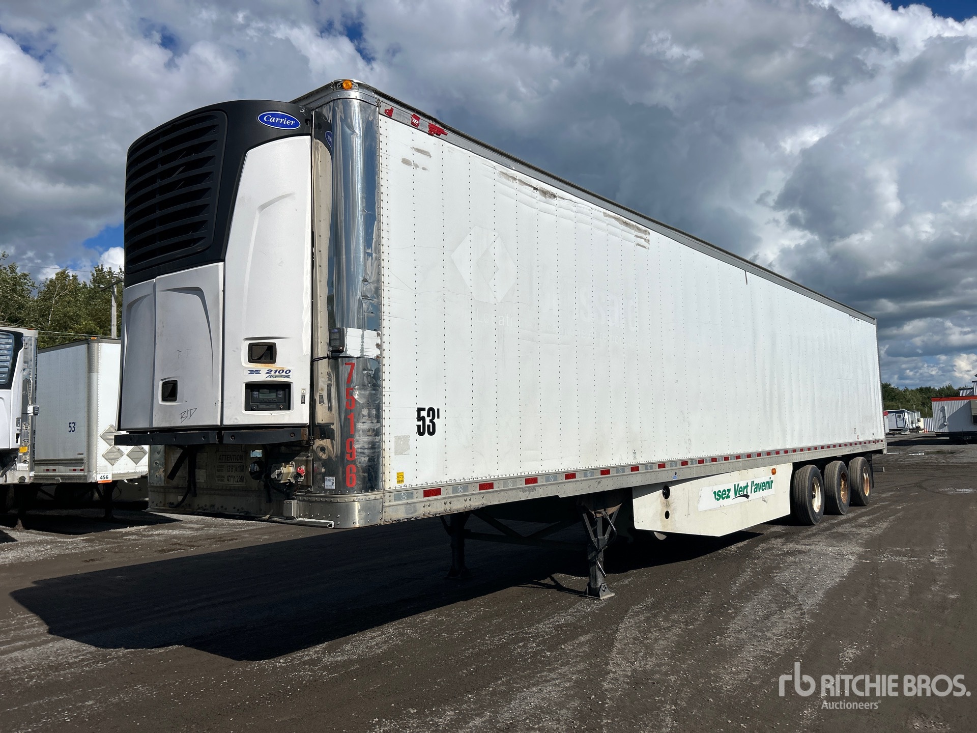 2015 Great Dane Everest 53 ft x 102 in Tri/A Refrigerated Trailer