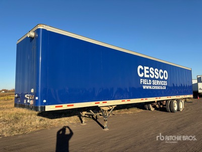 2001 Fruehauf 53 ft x 102 in T/A Tool Crib Van Trailer