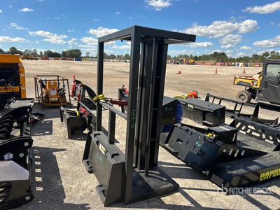 All-Star Skid Steer Fence Tensioner ملحقات معدة الحمل الصغيرة المجنزرة المتنوعة
