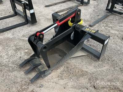 All-Star 46 in Grapple Skid Steer Stump Bucket