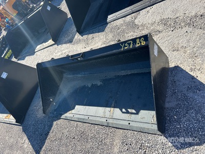 Mid-State 72 In Low Profile Skid Steer Bucket