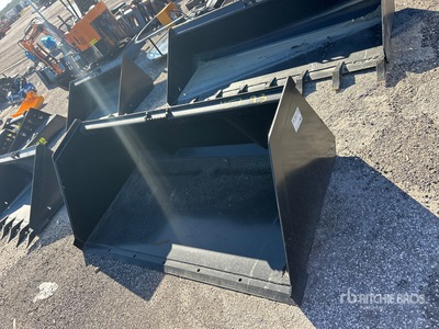 Mid-State 72 In Snow & Litter Skid Steer Bucket