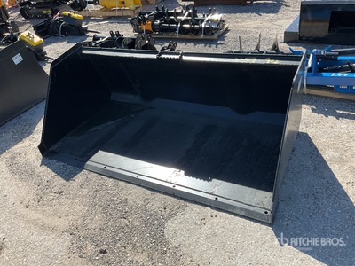 Mid-State 74 in General Purpose 74 In Snow & Litter Skid Steer Bucket