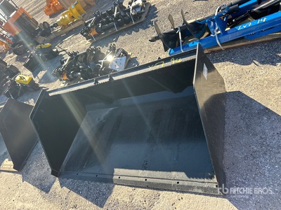 Mid-State 74 In Snow & Litter Skid Steer Bucket