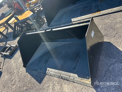 Mid-State 78 In Snow & Litter Skid Steer Bucket