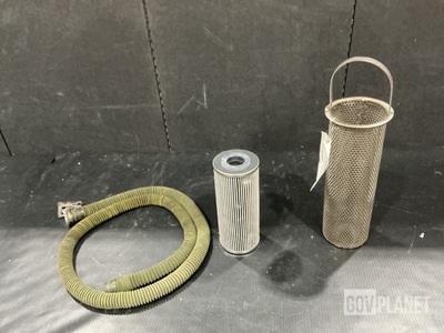 (1) Strainer Element, (5) Hose Assemblies, (8) Filters & Assorted Items