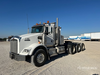 2007 Kenworth T800 8x6 Cabina per trattore stradale 3 assi
