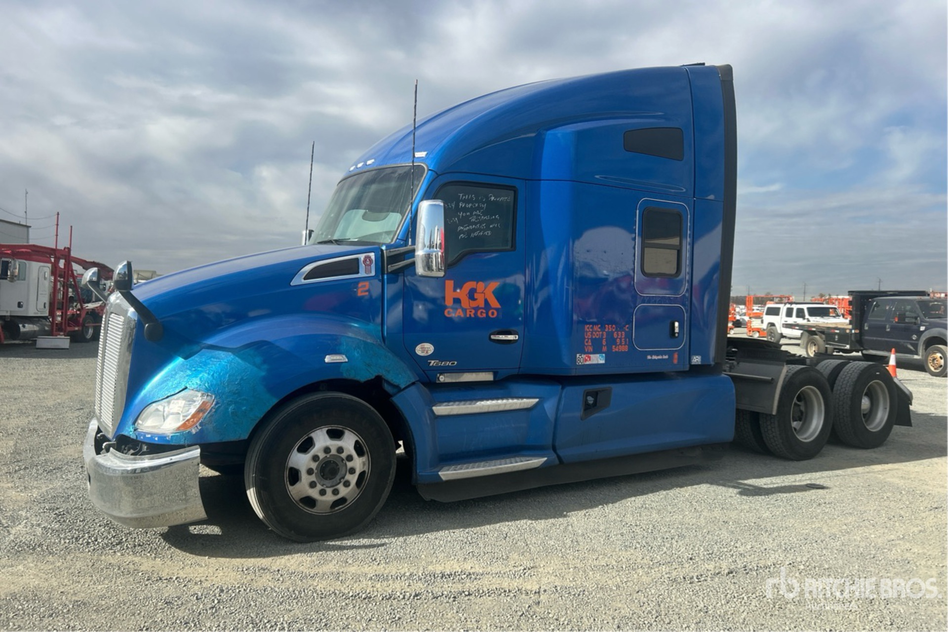 2021 Kenworth T680 6x4 T/A Sleeper Truck Tractor