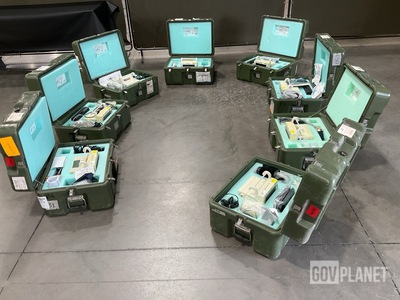 (8) Welch Allyn Propaq 206 Patient Monitors w/Storage Cases