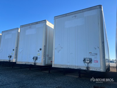 2013 Wabash DVCVHPC 53 ft x 102 in T/A Van Trailer