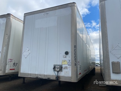 2013 Wabash DVCVHPC 53 ft x 102 in T/A Van Trailer