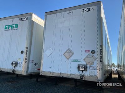 2013 Wabash DVCVHPC 53 ft x 102 in T/A Van Trailer