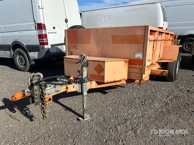 2018 Miska 5x8 8 ft S/A Lichte Kiepaanhanger
