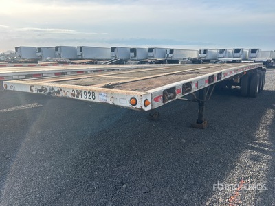 1989 Magnum 32 ft Tri/A B-Train Flatbed Trailer