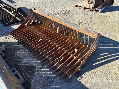 80 in Skid Steer Root Rake