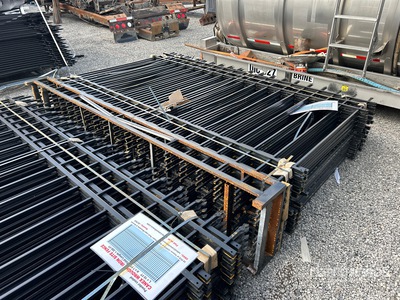 Quantity of (20) Canex 10 ft x 7 ft Powder Coated Fencing (Unused)