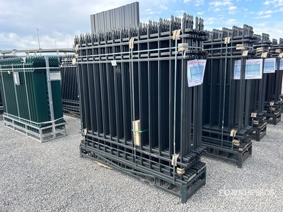 Quantity of (20) Canex 8 ft x 7 ft Powder Coated Fencing (Unused)