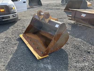 Cat 57 in Cleanup Excavator Bucket