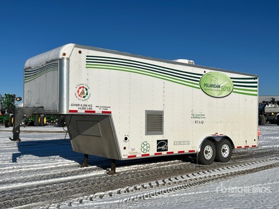 2009 United Expressline 25 ft T/A Gooseneck Rimorchio chiuso