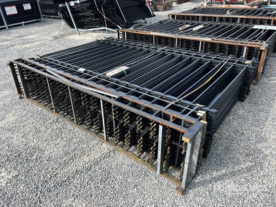 Quantity of (20) Canex 10 ft x 7 ft Powder Coated Fencing (Unused)
