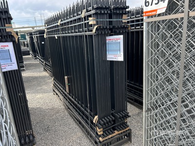 Quantity of (20) Canex 10 ft x 7 ft Powder Coated Fencing (Unused)