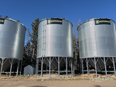 Superior 2406 +/- 10000 bu 6 Ring Hopper Grain Bin
