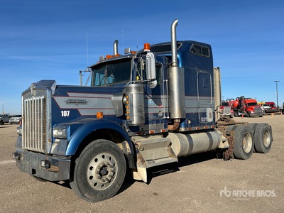 1999 Kenworth W900 6x4 T/A Sleeper Truck Tractor