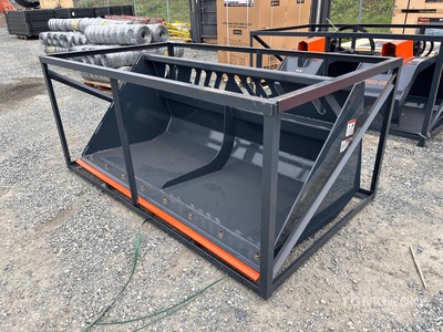 TMG SN72 72 in Snow Skid Steer Bucket (Unused)