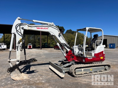 2017 Takeuchi TB260 Mini pelle hydraulique