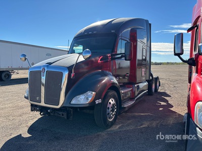 2017 Kenworth T680 6x4 Tracteur Routier Couchette (Inoperable)
