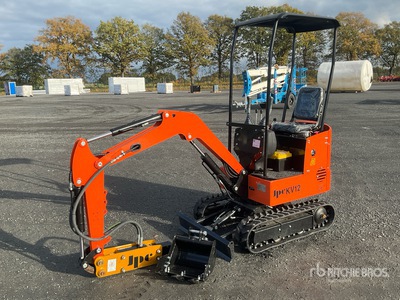 2025 JPC KV12 Mini pelle hydraulique (Unused)