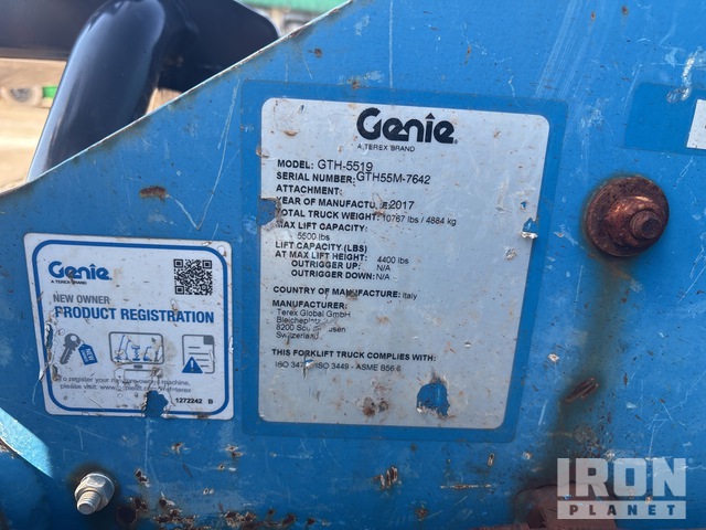 MANIPULADOR 2017 GENIE