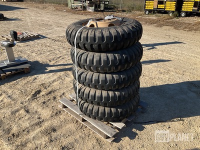 (5) Titan 11.00-20 Tires w/Wheels