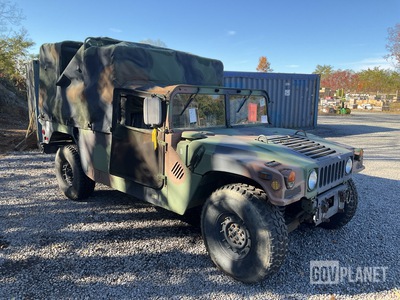 2002 AM General M1097A2 HMMWV 2 Door Soft Top w/Truck Body