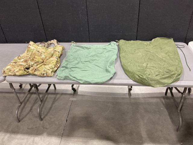 (62) Clothing Bags, (15) Pairs of Cold Weather Trousers & Assorted Items