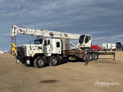 WHL 45TC100 8810 45 ton Straight Boom on 2015 Kenworth C500 10x6 Twin-Steer Sleeper Ciężarówka z wysięgnikiem