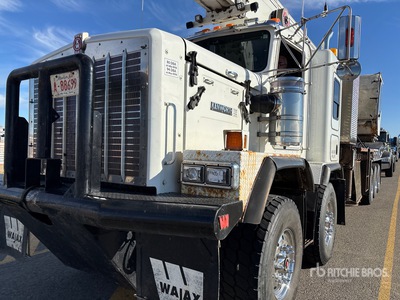 WHL 45TC100 8810 45 ton Straight Boom on 2015 Kenworth C500B 10x6 Twin-Steer Sleeper Boom Truck