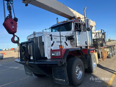 National 30 ton Straight Boom on 2007 Kenworth C500B 10x6 Twin-Steer Autocarro con braccio sollevamento