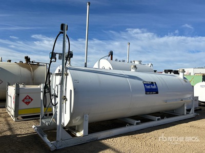 2015 Westeel 11000 L Skid Mounted Steel Fuel Tank