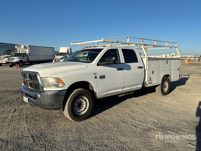 2012 Ram 3500 4x2 Crew Cab Utility Truck