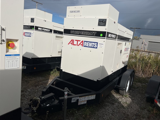 2023 Multiquip Whisperwatt DCA-125SSIU4F 100 kVA Mobile Generator Set