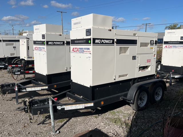 2023 Multiquip Whisperwatt DCA-70SSIU4F 70 kVA Mobile Generator Set